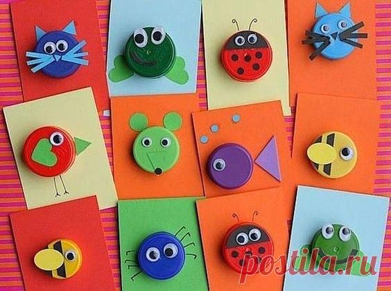 Поделки из крышечек от бутылок - 10 идей для яркого творчества