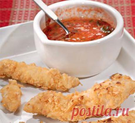 Курица в миндальной панировке, второе блюдо. Пошаговый рецепт с фото на Gastronom.ru