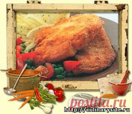 Шницель из курицы - Рецепт приготовления