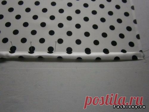 Мастет-класс по обработке французского шва на шелке