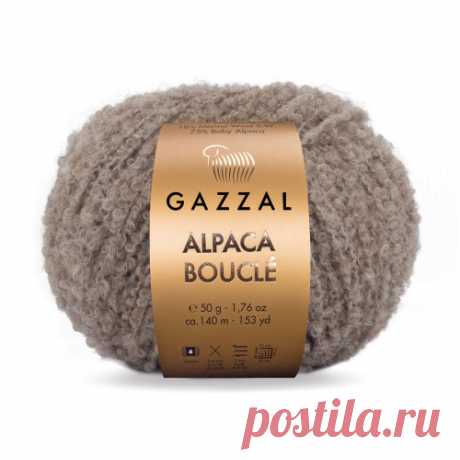 Пряжа Gazzal Alpaca Boucle 123 – купить по низкой цене | Магазин пряжи и спиц Lana Bombic