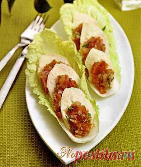 Рецепт как приготовить вкусные Лодочки с начинкой из курицы