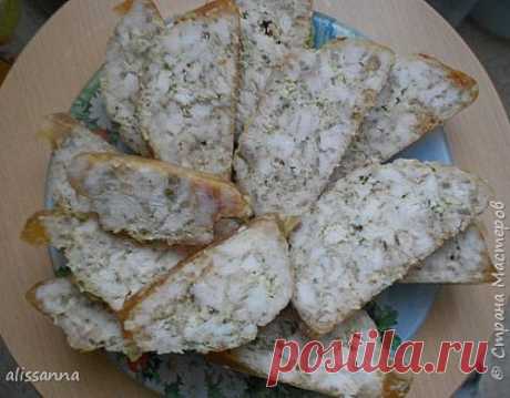 Домашняя куриная колбаса