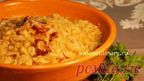 Тушеная капуста по-богемски - Видеокулинария.рф - видео-рецепты Бабушки Эммы