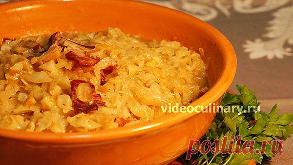 Тушеная капуста по-богемски - Видеокулинария.рф - видео-рецепты Бабушки Эммы