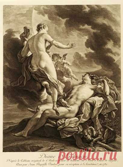 Diana and Endymion - by Jean Baptiste Van Loo, 1731