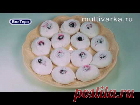 Ореховые безе с клюквой в ВОЛТЕРЕ-1000 ЛЮКС (4К)