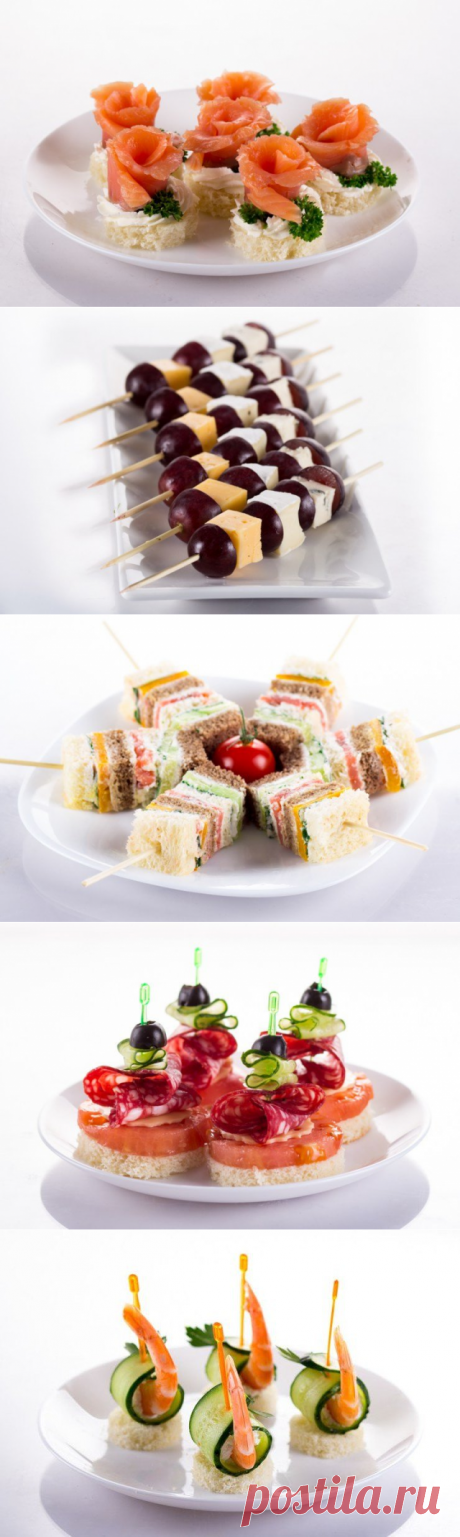 10 обалденных канапе на новогодний стол  — Фактор Вкуса