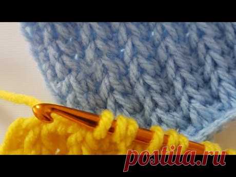 Tığ ile Tunus işi Selanik /Tunusian Brioche Crochet