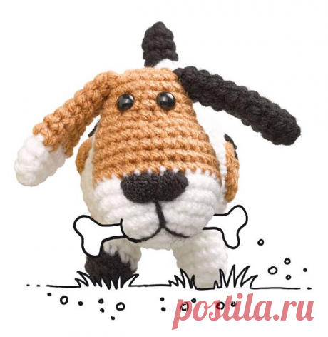 Бигль крючком (Серия Символ 2018 года крючком)