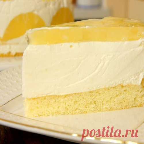 торт с ананасом консервированным пошаговый рецепт с фото