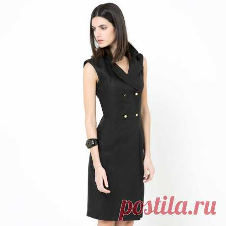 Стильное платье с запахом из 100% льна!