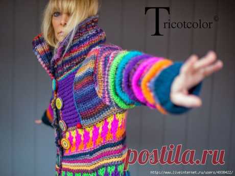 Вязаные идеи от Tricotcolor (Элен). Яркие, красочные, необычные и очень красивые! Для вдохновения!