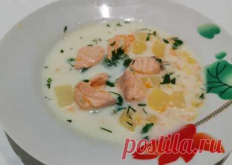 Суп с сёмгой - пошаговый рецепт с фото. Автор рецепта Анастасия Мурадова . - Cookpad