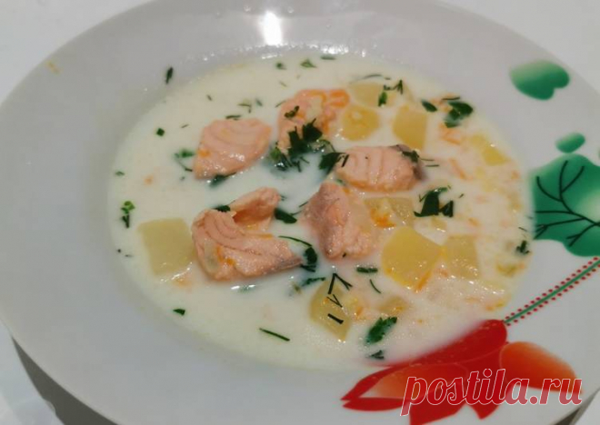 Суп с сёмгой - пошаговый рецепт с фото. Автор рецепта Анастасия Мурадова . - Cookpad