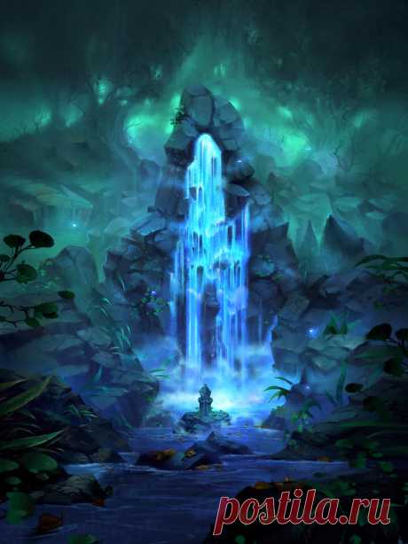 Sacred Well by Nele-Diel on DeviantArt