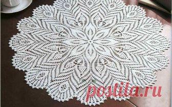 Салфетка крючком 