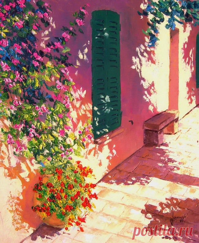 Буйство красок. Художник Jean Marc Janiaczyk