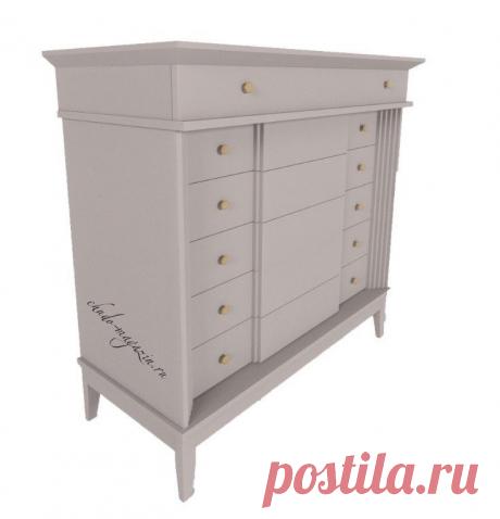 Высокий комод из массива бука Лайквуд Л 11