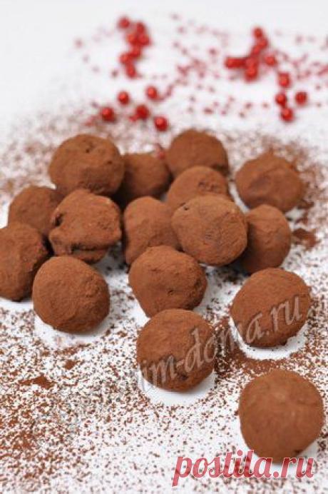 Рецепт: Шоколадные трюфели