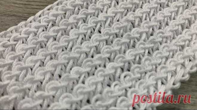 КРАСИВЕЙШИЙ УЗОР СПИЦАМИ «МОРСКАЯ ПЕНА» 🌊🌊🌊 / Beautiful elastic knitting pattern