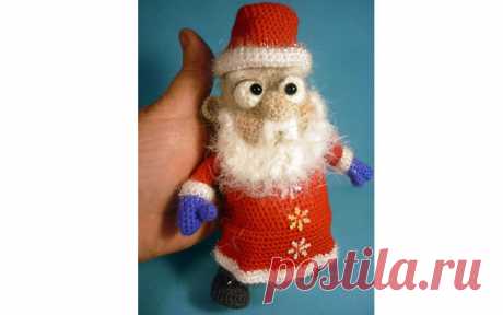 Дедушка Морозушко Мастер класс по вязанию крючком Дедушка МОРОЗУШКО Автор Елена Букина