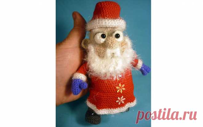 Дедушка Морозушко Мастер класс по вязанию крючком Дедушка МОРОЗУШКО Автор Елена Букина