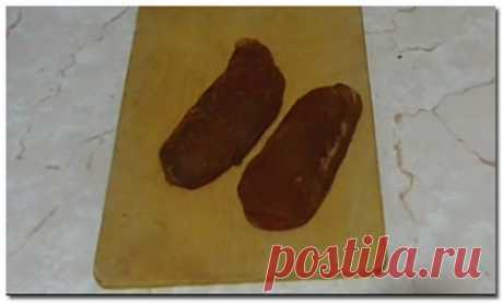 Вяленая куриная грудка по дивному рецепту с коньяком