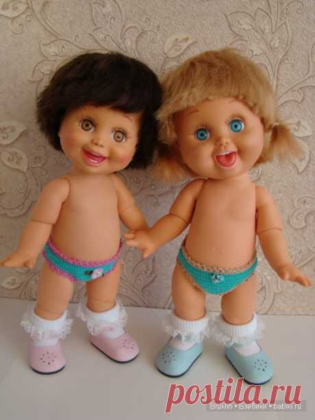 Мастер класс- вязанные трусишки для Baby Face / Мастер-классы, творческая мастерская: уроки, схемы, выкройки кукол, своими руками / Бэйбики. Куклы фото. Одежда для кукол