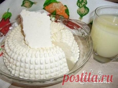 Замечательный рецепт домашнего сыра. Быстрый и "без заморочек"