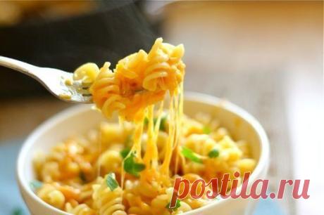 Паста с сырным соусом / Изысканные кулинарные рецепты