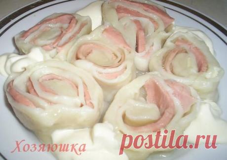 Хозяюшка. Кушать подано! - Улитки сырно-колбасные