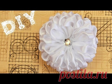 Бант из Ленты Своими Руками (на 1 сентября) / Ribbon Hair Bow Tutorial / ✿ NataliDoma