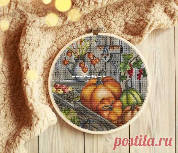 Тыква Ольги Ланкевич - Вышивка крестиком Связь / Скачать (Не могу опубликовать новую ветку, только ответ) - Схемы для вышивки крестиком Сканированные-PinDIY