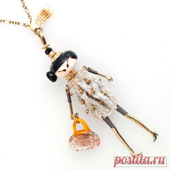 Кукла подвеска из муранского стекла "Doll" Джулиана