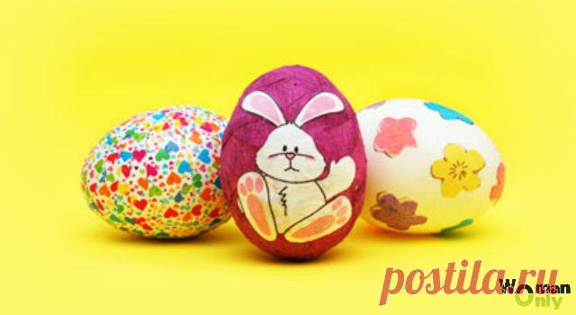 Декупаж пасхальных яиц для праздничного стола