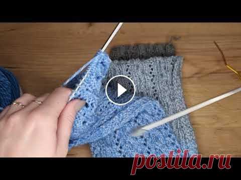 Шарф спицами Шарф спицами. Ажурная дорожка. Косы спицами - 3 способа. _____________________ Описание найдено в Вконтакте. Поиск оригинала выдал источник: Шарф-снуд...