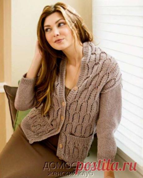 кардиган с карманами от Maria Leigh.