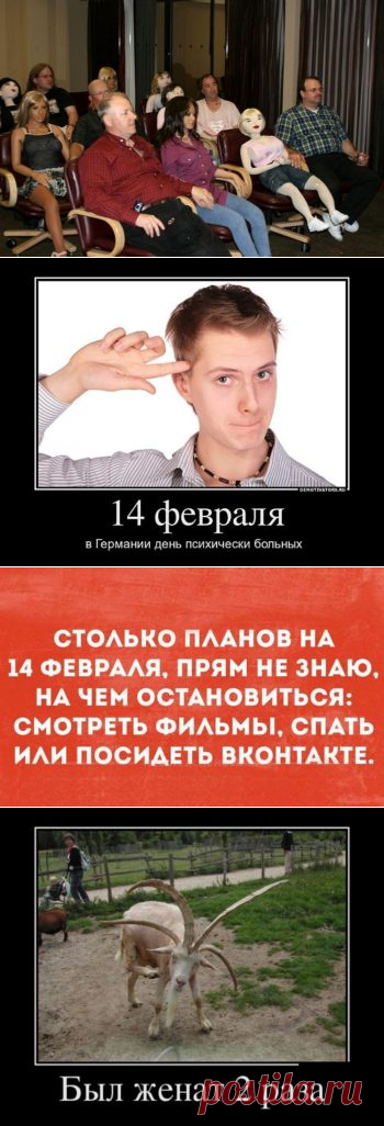 Приколы про 14 февраля: День святого Валентина