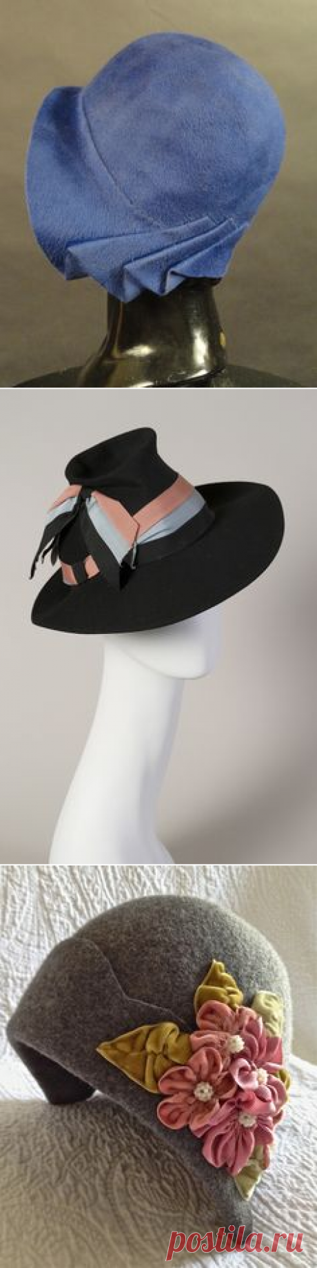 (183) Light taupe felt cloche with feather trim, American, late 1920s, KSUM 1991.10.5 | 1920-1929