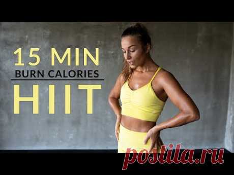 15 Min Full Body HIIT Workout | Burn Lots Of Calories | Do At Home | No Equipment