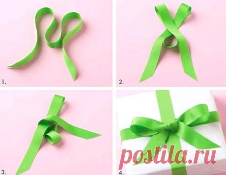 как красиво завязать бантик