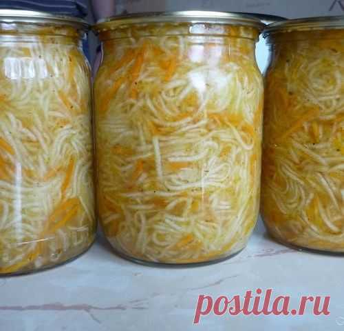Вкуснейшая заготовка на зиму: кабачки по-корейски
