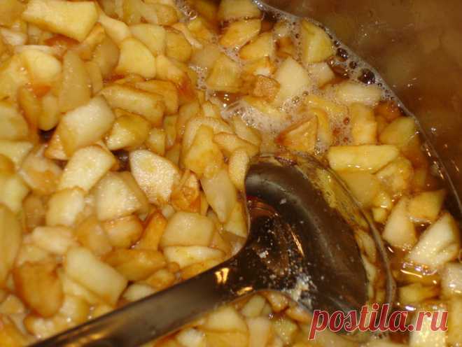 Яблочная заготовка для пирогов на зиму » Женский Мир