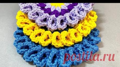 💜💛💙 Красивые подарки своими руками. Вязание из остатков пряжи крючком | Soft Decor | Soft Decor | Дзен