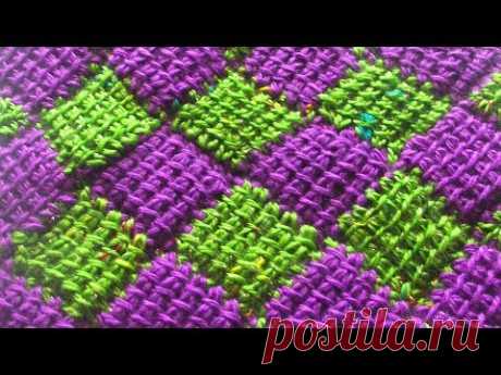 Энтерлак. Вязание энтерлак. Узор крючком. Ч. 3 (enterlak. crochet. P. 3)
