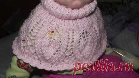 Вяжем манишки спицами для наших детишек