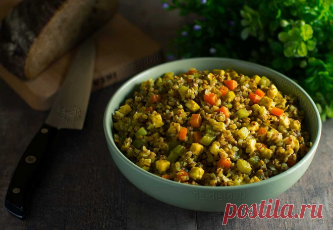 Гречка с сыром и овощами - рецепт с пошаговыми фото | ne-dieta