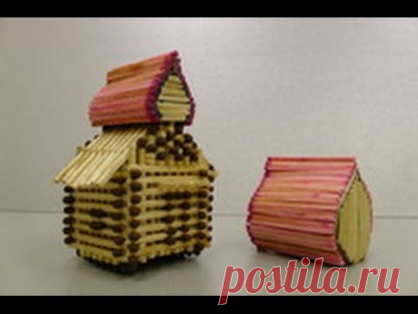 Бочка из спичек - YouTube