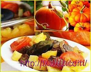 «Тортелья»: рагу овощное с говядиной (пошаговые фото)